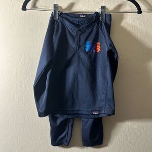Patagonia Dark Blue Kids' Set, Size 3T